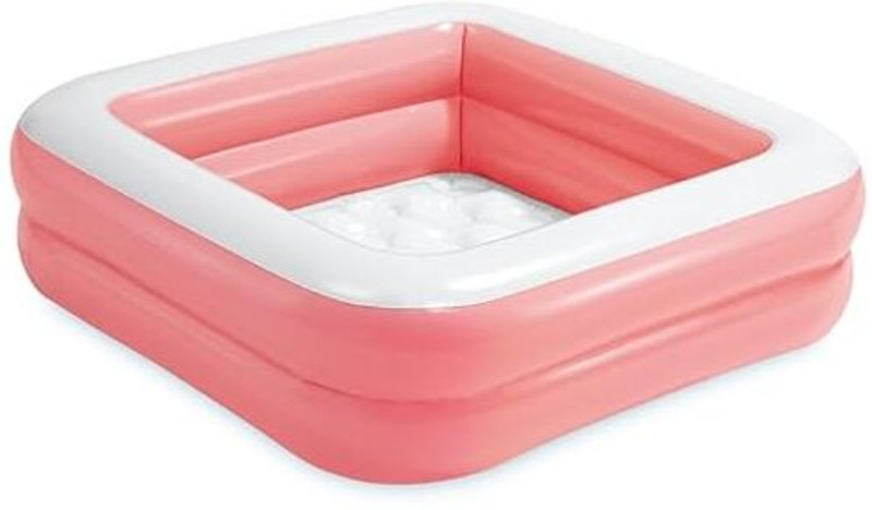 YUTI CREATION Inflatable Square Baby Bath tub 3Feet Size I Bath Pool for Kids Age 1 to 3 Years Inflatable Swimming Safety Tube(Multicolor)