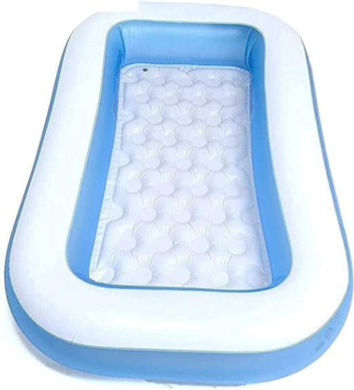Starlight Sansar Bath Pool for Kids Age 1 to 5 Years I 5.6 Feet Size Bath Pool Inflatable Swimming Pool(blue white)