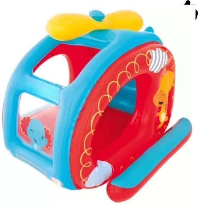 Tiny Tales Helicopter (IND*99) Ball Pit Bestway Baloon Tempat Mainan With Free Pump Inflatable Hoppers & Bouncer(Multicolor)
