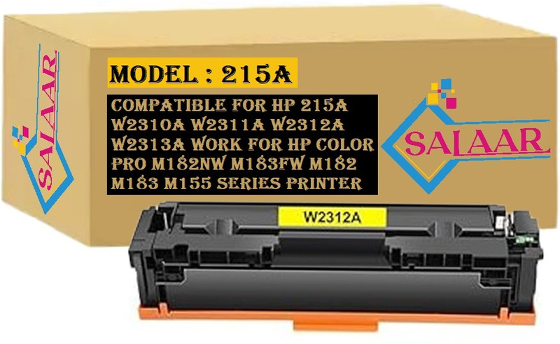 salaar 215A Toner Compatible For 215A W2310A Work for Color Pro M182nw M183Printer Yellow Ink Toner
