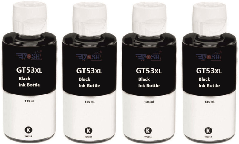 spotink GT53XL Refill Ink Compatible For HP Deskjet GT5810 GT5820 Printer Black Ink Bottle