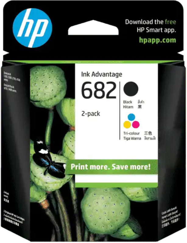 HP Advantage 6000, 6400 series , 1200 , 2300 , 2700 , 4100 Black + Tri Color Combo Pack Ink Cartridge
