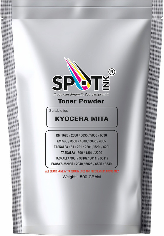 spotink Ultra Dark Toner Powder Compatible With 180,181,220,221,Tk439,Tk479 Cartridge Black Ink Toner Powder
