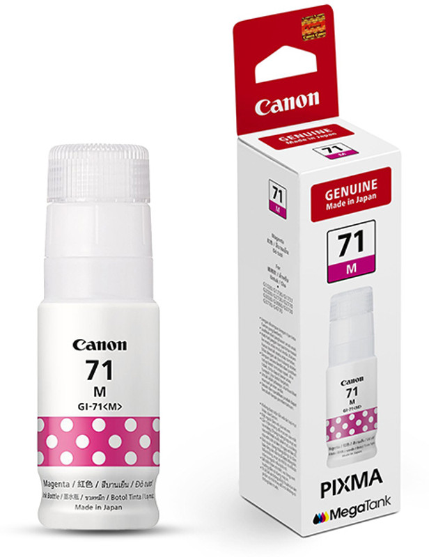 Canon PIXMA GI71 M for G1020,G2020,G2021,G2770,G3770,G4770, G1730,G2730,G3730 Magenta Ink Bottle