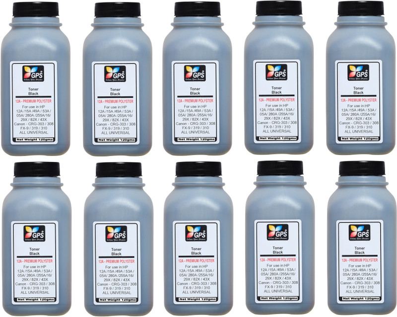 GPS Colour Your Dreams 12A / Q2612A HP Laserjet Printer 1020 1010 1012 1018 1022 1022 3015 3050 3052 Black Ink Toner Powder