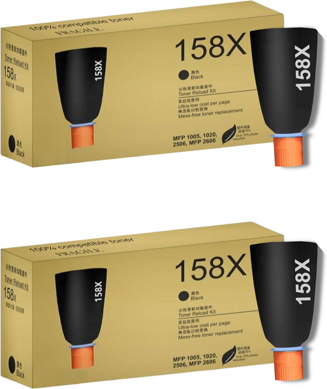 DOTPRINT 158X (W1580X) Toner Reload Kit For HP 1005,1005w,1020w,2606sdw,2606dn Printers Black Ink Toner