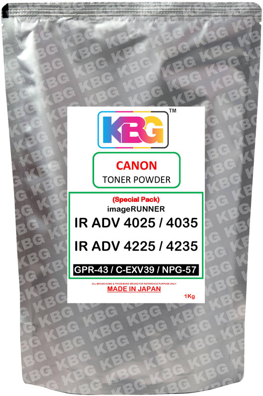 KBG For CANON NPG-57 IR ADVANCE 4025 4035 4225 4235 Black Ink Toner Powder