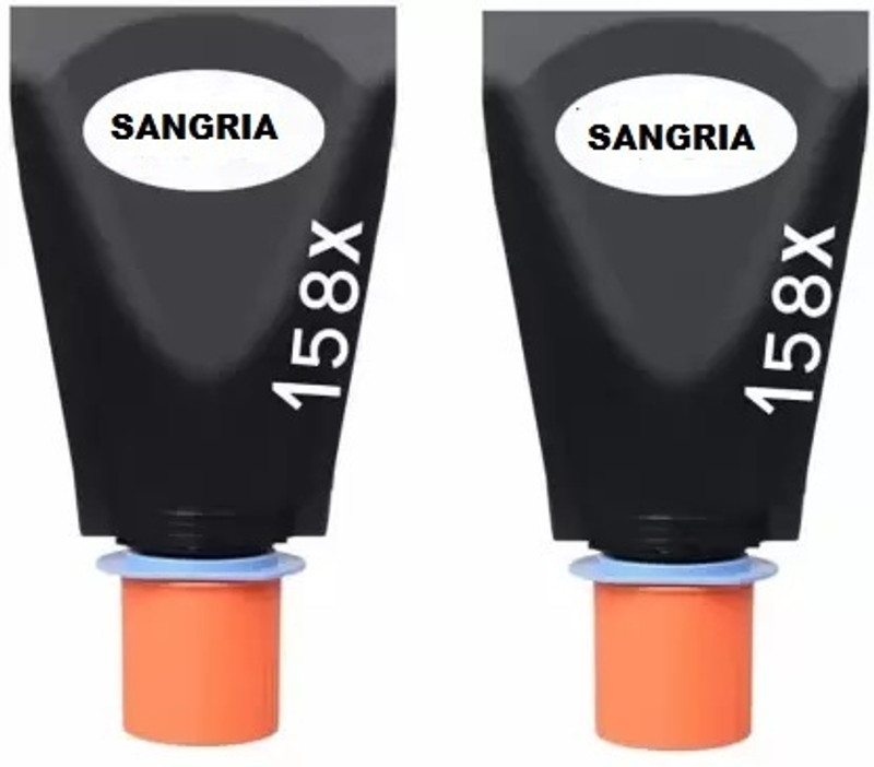 SANGARIA 158A, 158X Black Laserjet Toner Reload Kit Black Ink Toner Black - Twin Pack Ink Toner