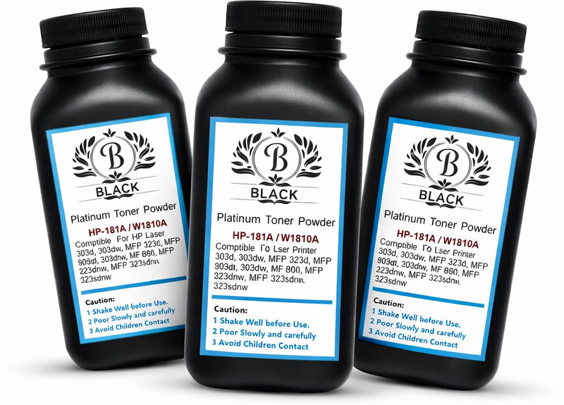 Black 181A Toner Refill For HP Laser 303d, 303dw, MFP 323d, MFP 323dnw, MFP 323sdn Black Ink Toner Powder