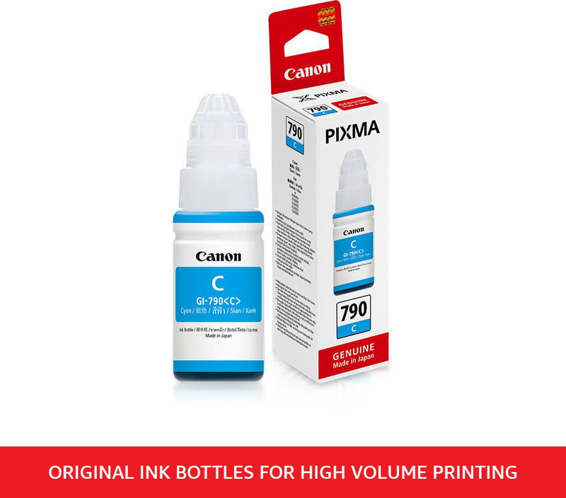Canon PIXMA GI790 Cyan for G1010,G2000,G2010,G2012,G3000,G3010,G3012,G4000,G4010 Cyan Ink Bottle