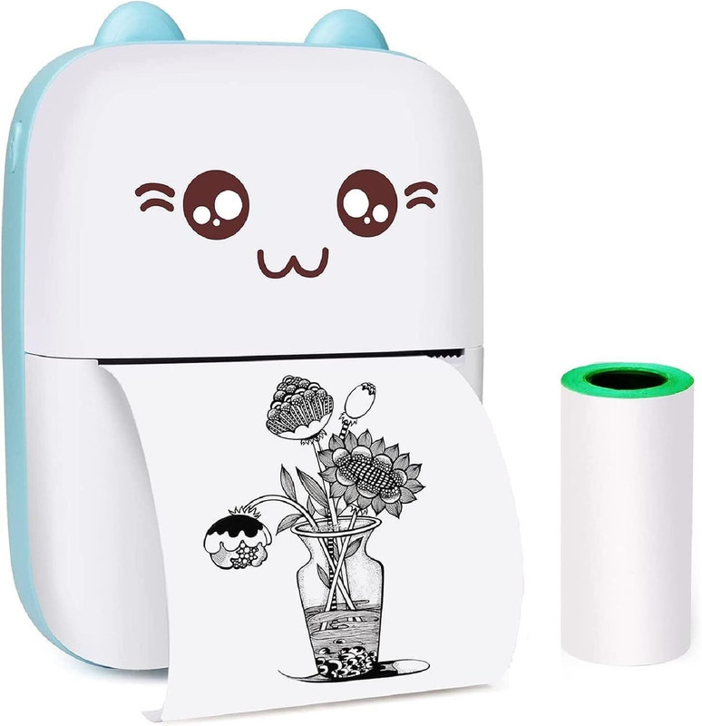The Vogue Nation Mini Portable Wireless Bluetooth Pocket Thermal Printers pocket printer Pocket Printer