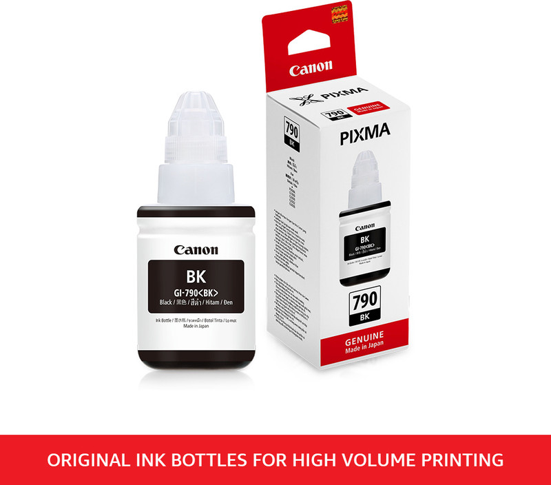 Canon PIXMA GI790 Black for G1010,G2000,G2010,G2012,G3000,G3010,G3012,G4000,G4010 Black Ink Bottle