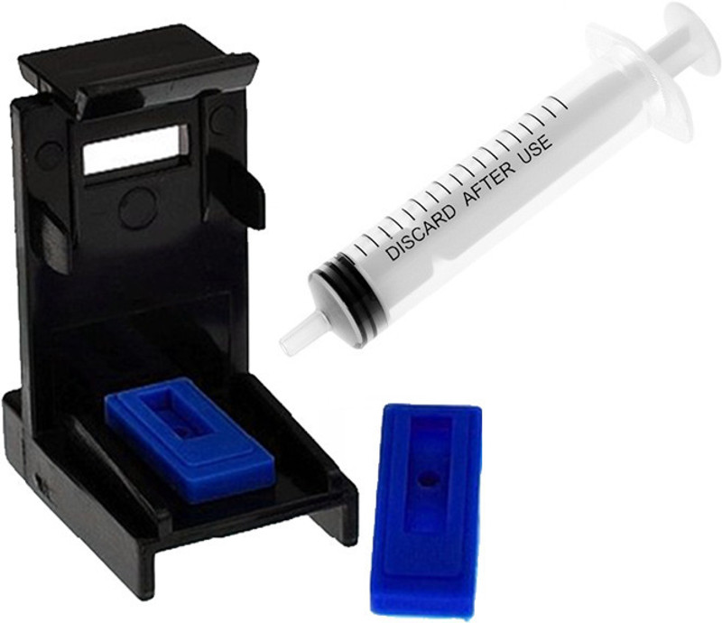 Haedlink Cartridge Nozzle Ink Suction Tool Kit & Syringe For H/p-Can Ink Cartridge Black + Tri Color Combo Pack Ink Toner