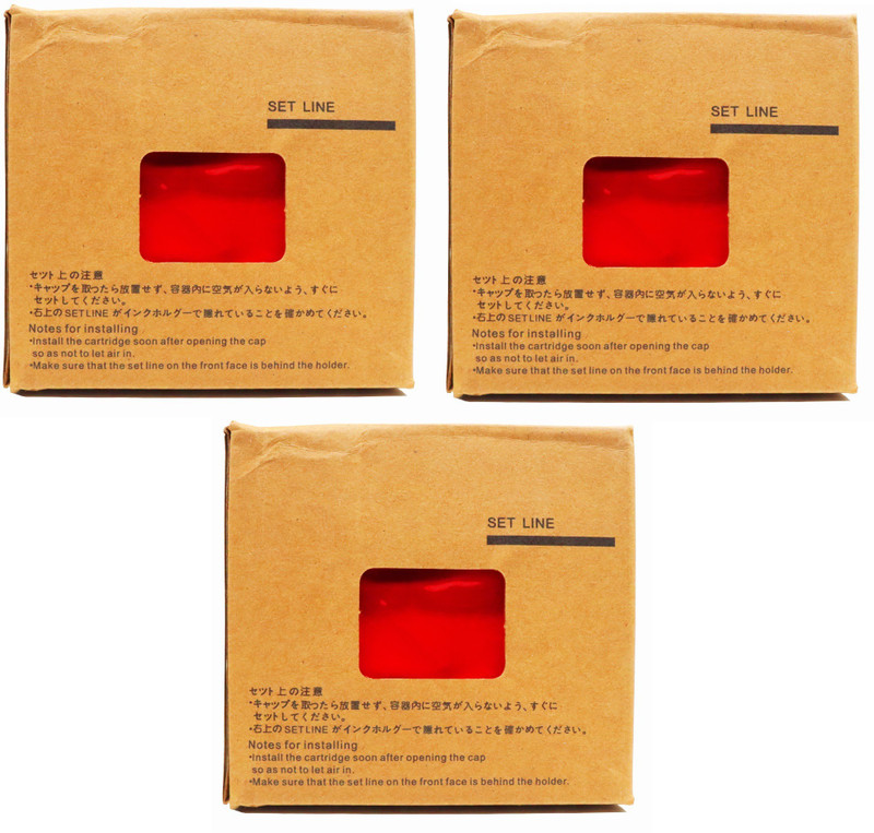 Kosh DA 24 Ink 600 ml for use in Riso Duplo Duplicator (Pack Of 2) Red Ink Cartridge