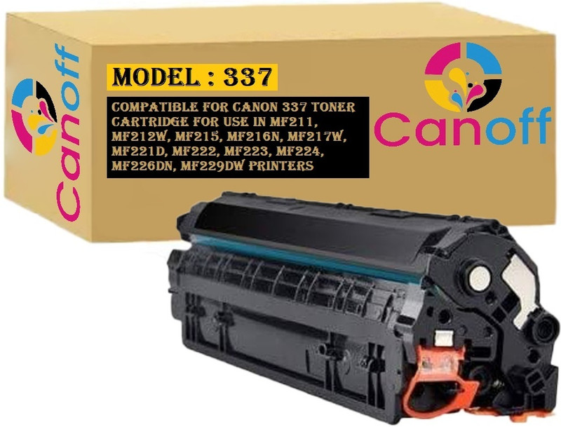 canoff 337 Toner Cartridge Compatible for Canon 337 for Use in MF211, MF212w Printers Black Ink Toner