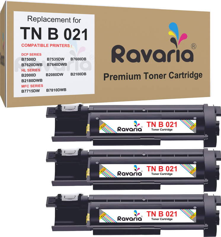 Ravaria TN B021 Toner Cartridge For Br Printer Cartridge Black Ink Toner