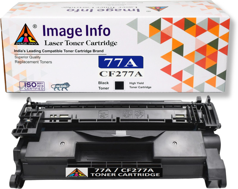 ImageInfo 77A / CF277A Toner Cartridge for HP 77A Laserjet Printers (WITH CHIP) Black Ink Toner