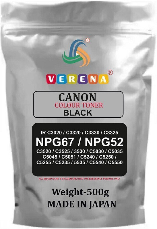 verena Toner Powder 500gm NPG-67 NPG-52 FOR iR ADVANCE C3020 C3320 C3330 Black Ink Toner Powder