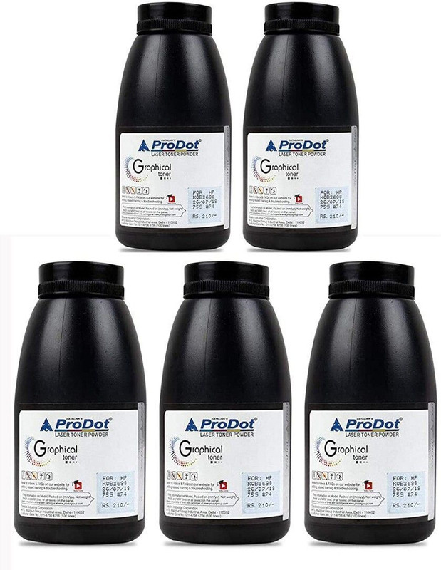 PRODOT 3688 88A 36ACompatible for HP 35A, 36A 88A 278A,285A Toner Cartridges 5x70Gram) Black Ink Toner