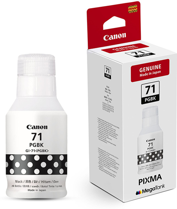 Canon PIXMA GI71 BK for G1020,G2020,G2021,G2770,G3770,G4770, G1730,G2730,G3730 Black Ink Bottle