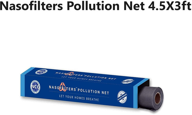 Nasofilters Nasofilter Pollution Window Mesh Net Nanofiber Protection from PM 2.5 (4.5X3ft) Insect Net