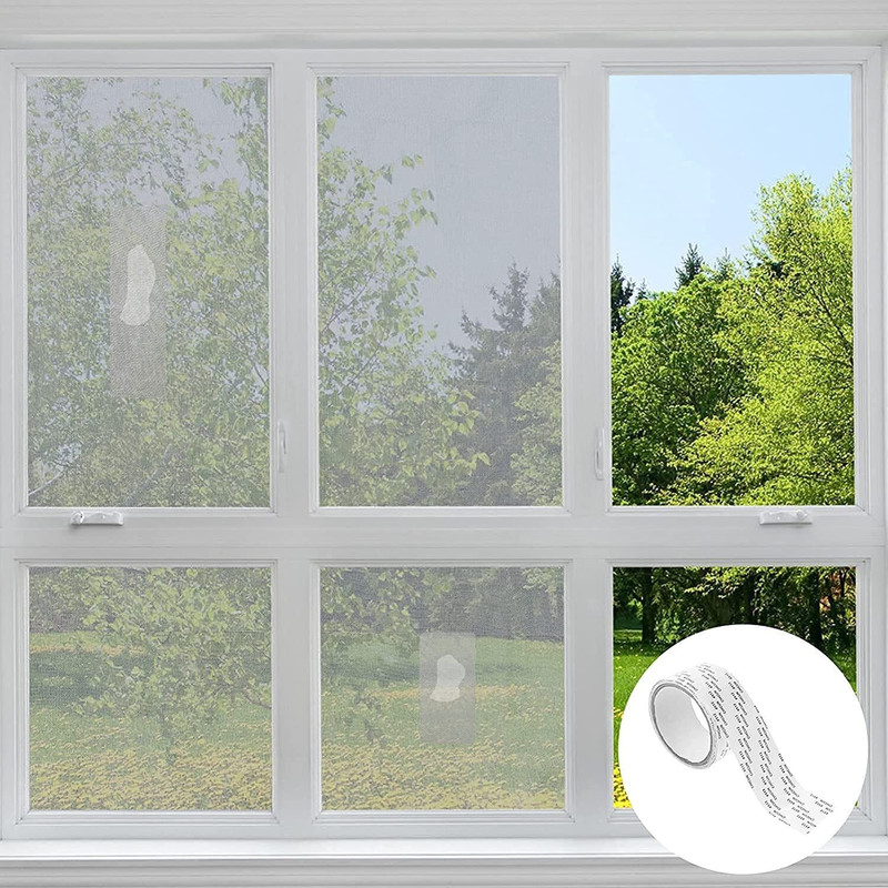 SPIRITUAL HOUSE Mosquito Net Mesh Broken Holes Repair Window Screen Repair Tape pack of 1 Insect Net