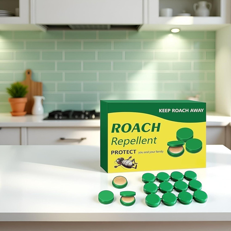 quenship Roach Repellent Capsules Pack of 12 Insect Net