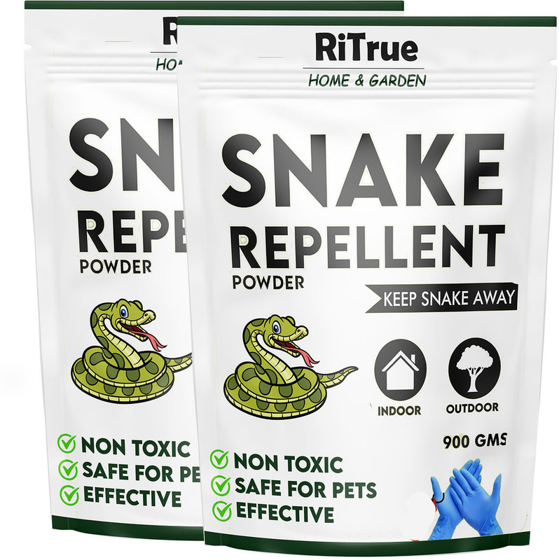 RiTrue Snake Repellent Powder | Most Powerful, Instant & Long-Lasting(2 x 900 g)