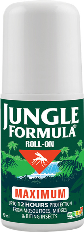 JUNGLE FORMULA Roll on for Mosquitos |Safe for Adult and Children | 6 months and above (2*50ML)(2 x 50 ml)
