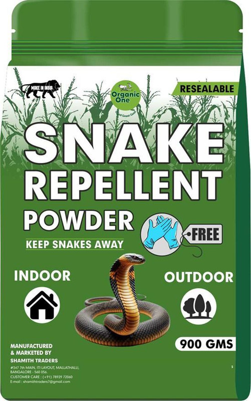 Organic One Snake Repellent Powder Most Powerful Instantly Effective With long Duration(900 g)