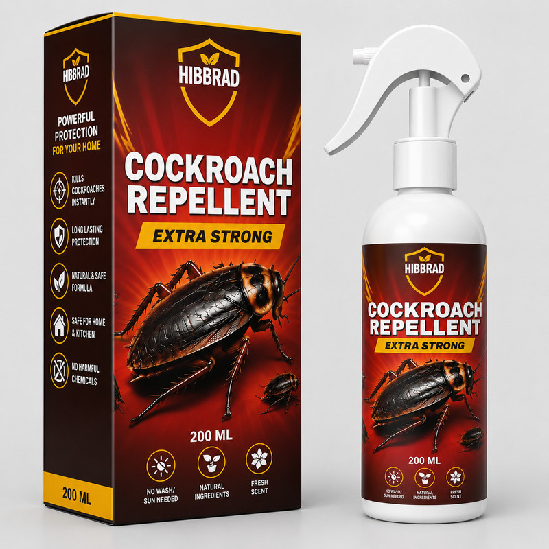 HIBBARD Cockroach Repellent Extra Strong | Long Lasting Pest Control(200 ml)