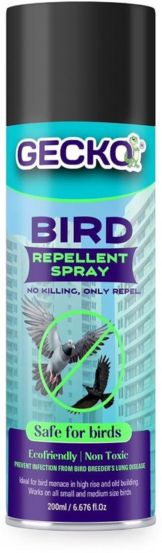 gecko Bird Repellent Spray for Bird for Home And Office(200 ml)