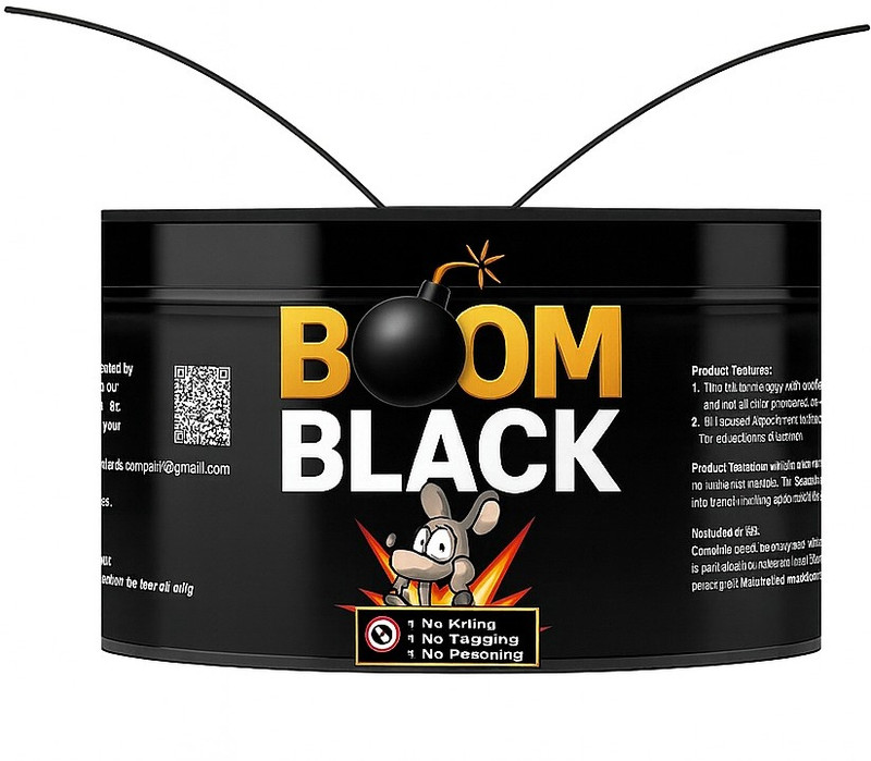 BOOM BLACK Rat Guard | Herbal Rat Repellent Gel for Car Engine | Protects Wires & Engine Central Locking System