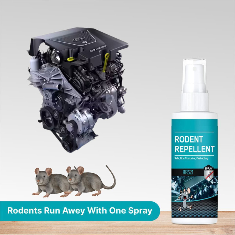 EYS Powerful Rodent Repellent Spray Car Engine & Wires | Anti-Rat Treatment spray(120 ml)