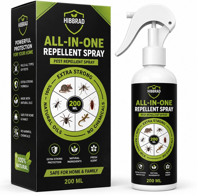 HIBBARD All In One | Multi-Pest Repellent Home Control(200 ml)