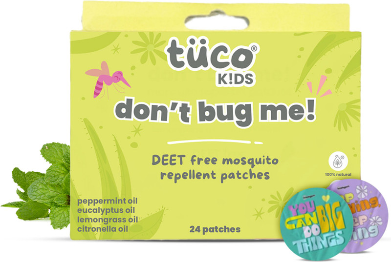 TuCo Kids Don't Bug Me Mosquito Repellent Patches - 12 pcs (Pack of 2)(2 x 12 Patches)