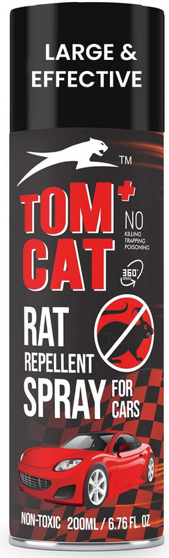 TOM CAT SHADOW No Entry Rat Repellent Spray for Cars Highly Effective, Easy to Spray Nozzle(200 ml)