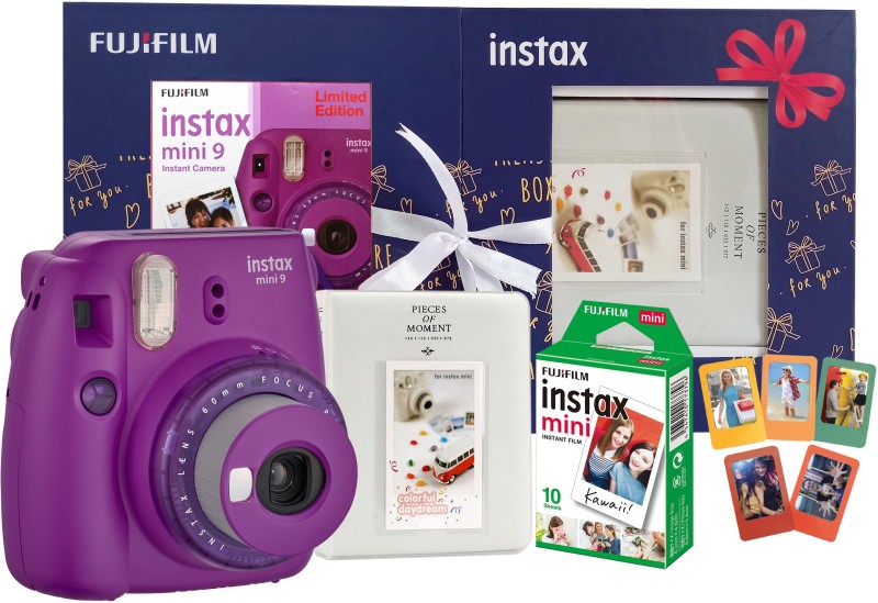 FUJIFILM Instax Treasure box Mini 9 Instant Camera(Purple)