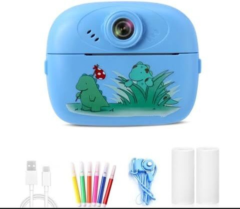 ZECOMMERCEE SmartKids Series Kids Digital Camera with Photo Video Recording Mini Rechargeable Camera Instant Camera(Blue)