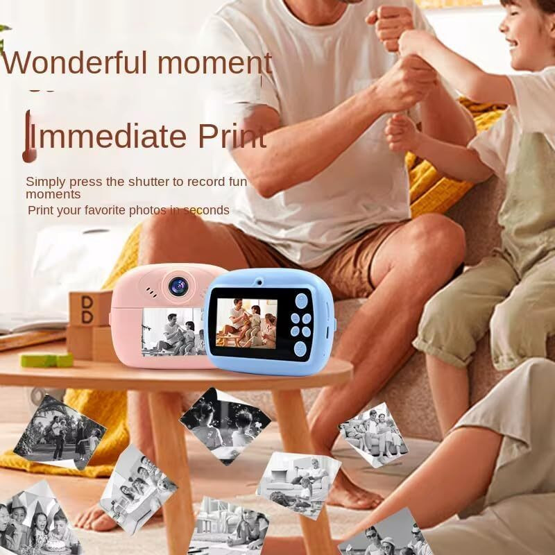 Viraan Instant Camera For Kids Instant Camera for Creative Photography and Fun Instant Camera(Multicolor)