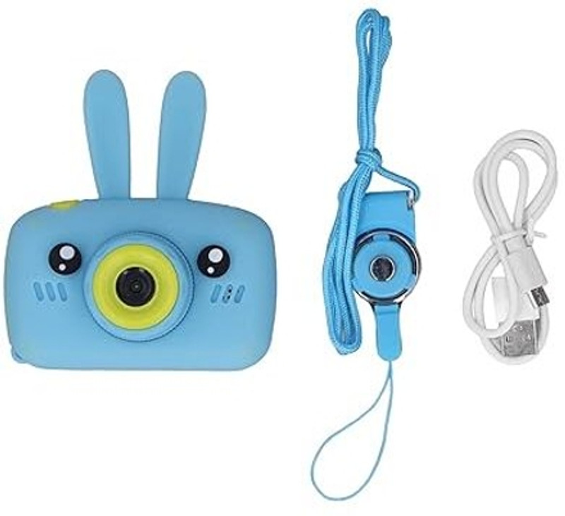 RYTER 2026 1080p Kids Digital Camera with Neck Strap & Rabbit Silicone Case Instant Camera(Multicolor)
