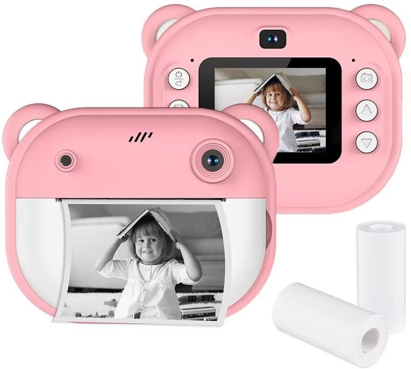 zizi Kids Instant Camera Series Instant Print Kids Camera Instant Camera(Pink)