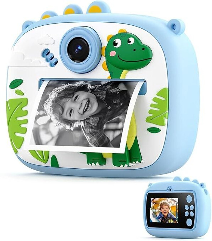 kayjoy Digital Kids Digital Camera with Printer| HD Video Recording |Cute Unicorn Design Camera Instant Camera(Multicolor)