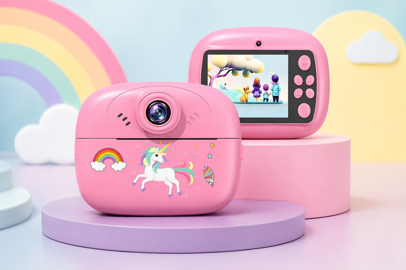 Evercart DIY MagicPrint Series DIY-24MP PrintCam Instant Camera(Pink)