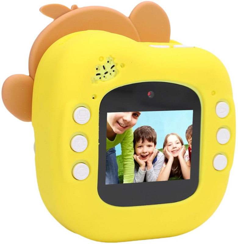 kidopanti Instant Camera For Kids Kids Instant Print Camera - Monkey Edition Instant Camera(Yellow)
