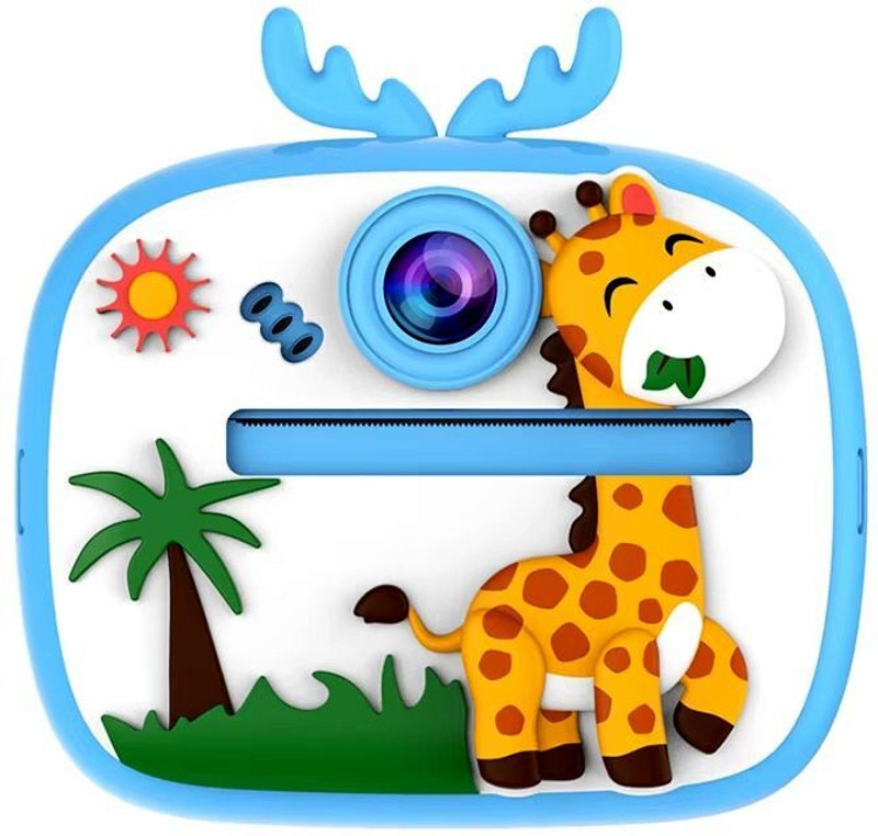 kayjoy Kids Camera Dual Lens, Inkless HD Photo Printing, inbuilt filters Instant Camera(Multicolor)
