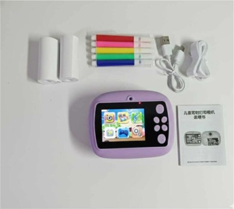Starlight Sansar Kids Digital Camera Mini Kids Camera with Accessories Instant Camera(Purple)