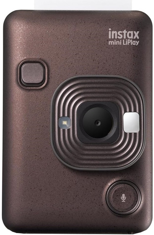 FUJIFILM Instax Mini LiPlay Hybrid Instant Camera(Brown)