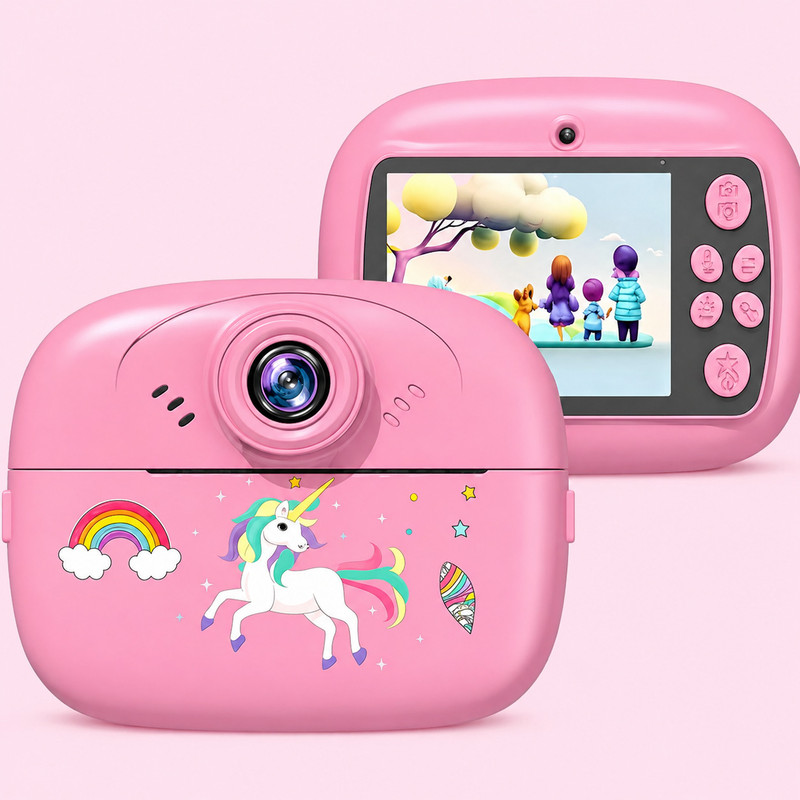 Wonderbox DIY instant digital camera DIY instant digital camera Instant Camera(Pink)