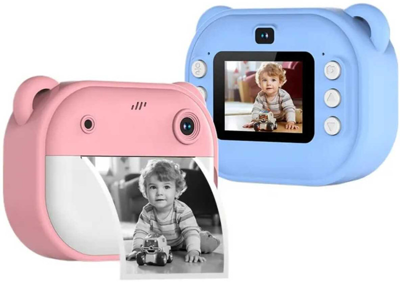 kayjoy Digital Children’s HD Instant Print Camera Selfie Video Games Creative Toy Instant Camera(Multicolor)